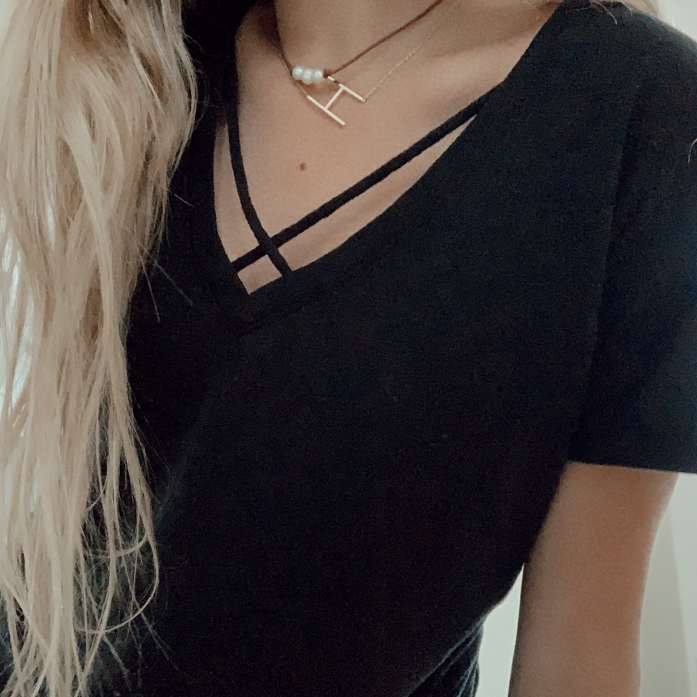 ALTERED STATE! black formal top!